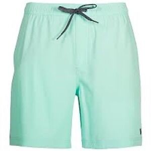 Salt Life Swim Trunks Mens L Mint Green EUC SLM4105 Boardshorts Beach Surfing
